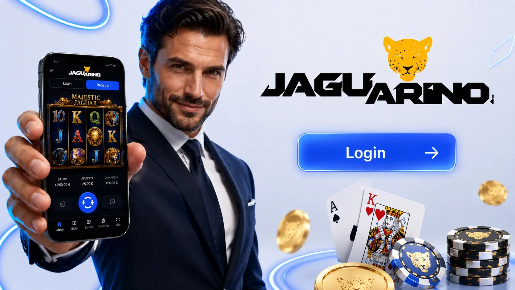 Jaguarino Casino en Dispositivos Móviles